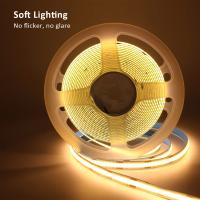Tiras De LED COB 12V Alta Densidad Flexible 2M 3M 5M Luz Blanca Cálida Dimmable Para Decoración De Hogar Y Habitación - details 2
