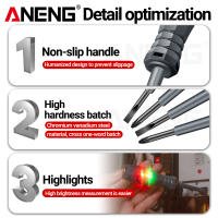 ANENG B05 2Pcs Destornillador Eléctrico Multiusos Para El Hogar Con Indicador Herramienta Para Electricistas Destornillador Magnético De Batería - details 4