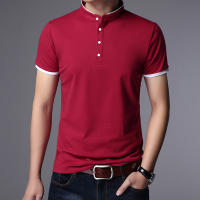 Camiseta Polo Hombre Verano Moda Algodón Transpirable Cuello Erguido Manga Corta Estilo Coreano Cómodo Casual Unisex - details 4