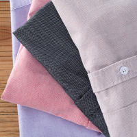 Camisa Larga De Algodón Para Hombre Estilo Nuevo Moda Confort Simplicidad Casual Ropa Masculina Camisa Oxford De Cuello Enrollado Tipo De Cierre: Doble Filo - details 8