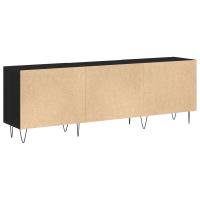 mueble para TV vidaXL Negro Roble 150x30x50 cm Madera elaborada - details 3