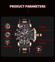 Reloj De Pulsera De Cuarzo TOP LIGE 2025 Para Hombre Lujo Resistente Al Agua Con Luminosidad Y Fecha Correa De Silicona Fashion Casual - details 10
