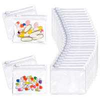 7PCS Bolsas Reutilizables Para Medicamentos Y Joyas Organizador De Almacenamiento Con Cierre De Cremallera Colores Variados - details 7
