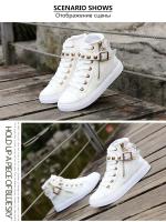 Zapatos De Correr Casuales Para Mujer En Lona Cómodos Y Moda Deportiva Botas De Promoción Compra Artículos De Zapatos Para Adultos Primavera/Otoño - details 10
