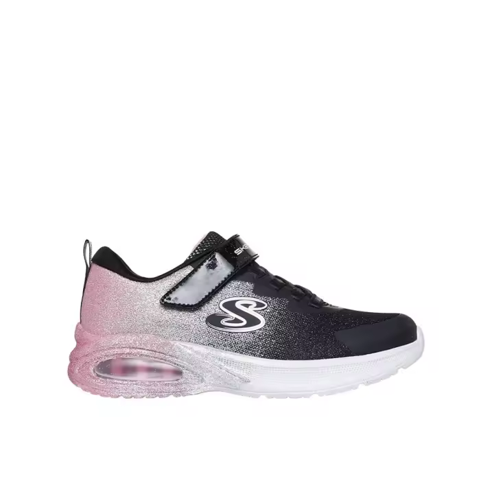 Skechers Deportivas de Niña Microspec Max Advance Glitz Gala modelo 303859L_BKRG color Negro con velcro 90053 - 1