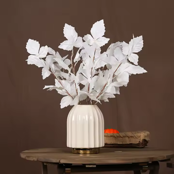 Rama De Pera Artificial Con Luz LED Para Manualidades DIY Decoración De Flores Para Fiesta De Boda Y Festivales - 1