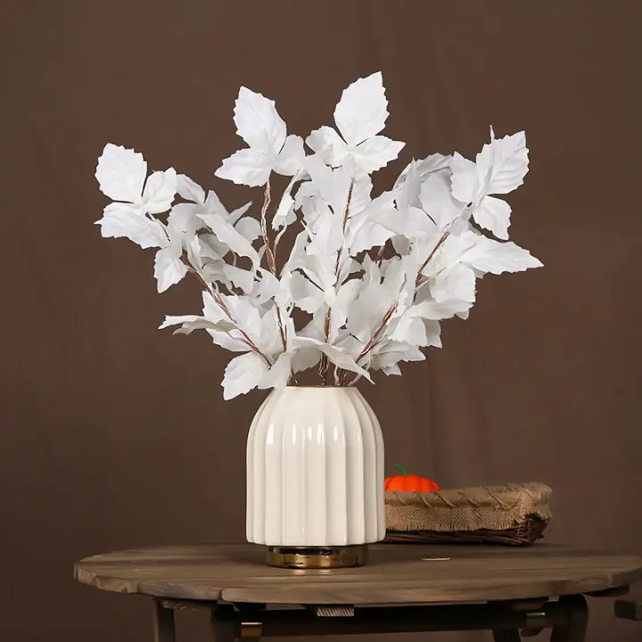 Rama De Pera Artificial Con Luz LED Para Manualidades DIY Decoración De Flores Para Fiesta De Boda Y Festivales - 1