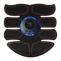 Estimulador Muscular EMS Inalámbrico Para Entrenamiento Abdominal Y Adelgazamiento Corporal Masajeador Eléctrico De ABS - details 1