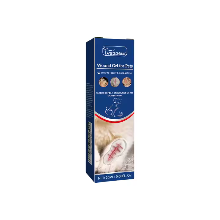 Gel cuidado de heridas para mascotas – Tratamiento reparador e impermeable para heridas y dermatitis en perros y gatos - 1