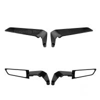 Kit De Espejos Para Motocicleta Honda CB650R R Con Alas Ocultas Ajustables En Rotación Material De Aluminio CNC Vidrio Transparente - details 5