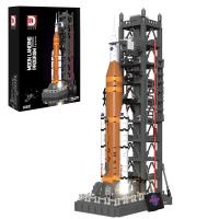 Bloques De Construcción Creativos De Espacio Ciudad Lanzamiento De La Misión Moon Starship Sistema De Torre De La Nave Espacial Modelo Juguete De Rompecabezas 869PCS Para Niños De 6 a 12 Años - details 5