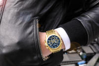 Reloj De Pulsera De Lujo Para Hombres MEGIR De Acero Inoxidable Con Calendario Y Luz Aérea Cronógrafo Resistente Al Agua Reloj De Moda Casual - details 19