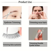 Tijeras De Acero Inoxidable Pequeñas Para Uñas Cejas Y Cabello Del Nariz Herramienta De Belleza Y Maquillaje Trimmer Facial - details 9