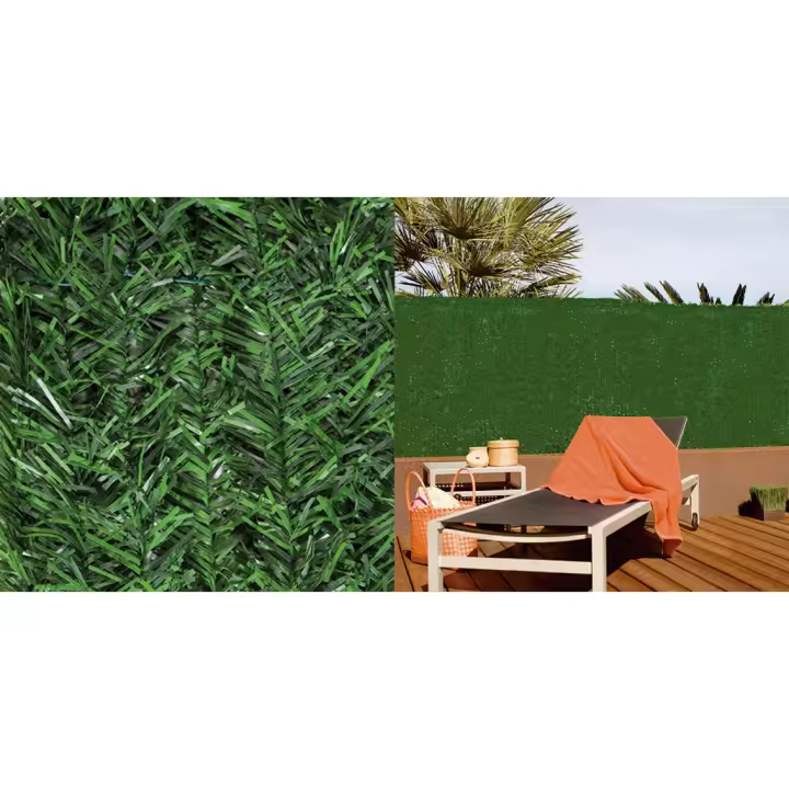 Seto Artificial de Ocultación Nortene 85% PVC 1x3m - Alta Ocultación - Simula Natural - 1