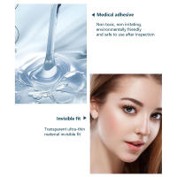 12Pcs Parches Antienvejecimiento Invisibles Para Rostro Y Cuello Eliminación De Arrugas Mascarilla Facial Adelgazante Para Levantamiento V De La Cara - details 2