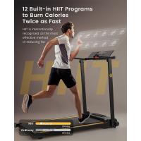 UREVO URTM006 Cinta de Correr Plegable Mini, Velocidad Máxima 1-10km/h, Área de Caminata 105*40cm, Carga Máxima 100kg, 12 Programas HIIT Incorporados - details 0