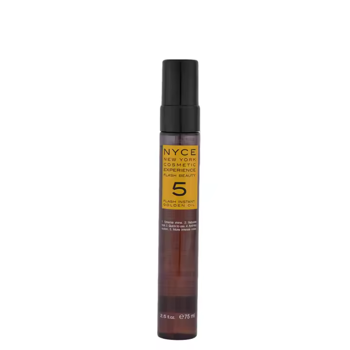 NYCE Flash Beauty 5 Golden Oil 75ml aceite. en seco para puntas - 1