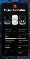 Auriculares Inalámbricos MINISO GM2 pro Bluetooth 5.4 Gaming Con Cancelación De Ruido Baja Latencia Calidad De Sonido HIFI Earbuds In-ear - details 12