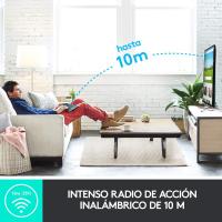 Teclado Táctil Inalámbrico Logitech K400 Plus para TV con Control Multimedia y Panel Táctil - Blanco - details 3