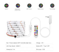 Tira De Luces LED RGBIC Tuya 12V 576LEDs/M Addressable Color Ambiente Juego Habitación Con IC COB WS2811 Tape Colorida - details 1