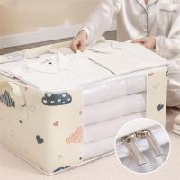 Bolsa De Almacenamiento Grande Con Capacidad Para Ropa Y Edredones a Prueba De Polvo Con Cremallera Y Asas Para Armario - details 3