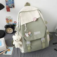 Mochila Grande De Estilo INS Impermeable Y Multifuncional En Nylon Para Escuela Y Viajes Mochila De Escuela Rucksack Para Hombres Y Mujeres - details 12