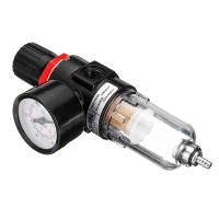 Filtro De Compresor De Aire 1/4'' Con Separador De Agua Y Regulador De Presión Kit De Herramientas Medidor De Taza - details 5