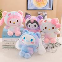 Muñeco De Peluche Sanrio 25Cm Kuromi Mymelody Cinnamorol Kawaii Regalo De Navidad Decoración Suave Y Almohada Juguete De Anime - details 18