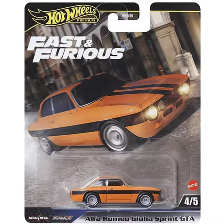 Hot Wheels Premium Fast & Furious Alfa Romeo Giulia Sprint GTA 4/5 - 1