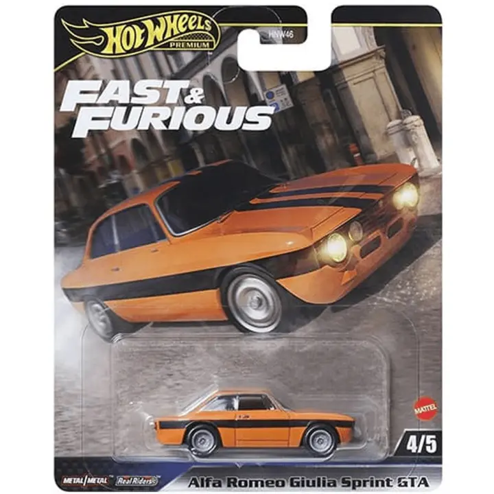 Hot Wheels Premium Fast & Furious Alfa Romeo Giulia Sprint GTA 4/5 - 1