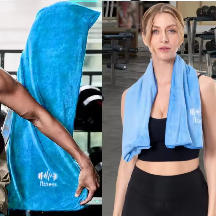 Toalla De Deporte Microfibra Para Hombres Y Mujeres Super Suave Y Secado Rápido Para Tenis Yoga Ciclismo Natación Toalla De Gimnasio - 1