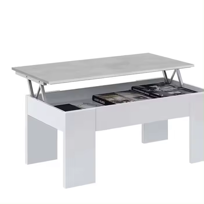 MOBELCENTER- Mesa centro elevable Cemento - 1