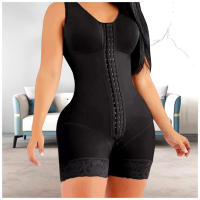 Faja Colombiana Para Mujer Modeladora De Abdomen Cero Lencería Sexy Con Tirantes Reductora Y Moldeadora De Cuerpo Firmeza Alta Material De Poliéster Y Spandex - details 5