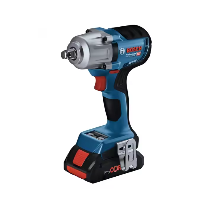 Bosch Professional 18V System GDS 18V-450 HC - Atornillador de Impacto a Batería (Brushless, 450 Nm, 800 Nm Par de Arranque, Conectable, Sin Batería, en Caja) - 1