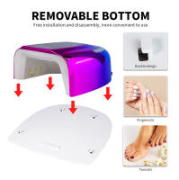 Lámpara De Secado De Uñas LED UV Recargable 48LEDs Máquina Secadora Cordless Profesional Para Polvo De Uñas Y Manicura Herramienta De Luz UV - details 5