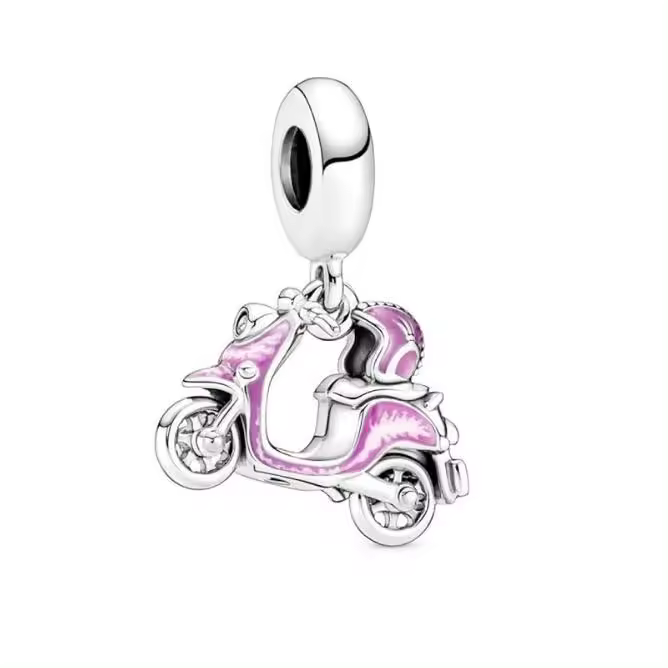 Vespa DE LA motorteta Charm Colgante Pandora 791057C01, Viene con El embalaje original. - 1
