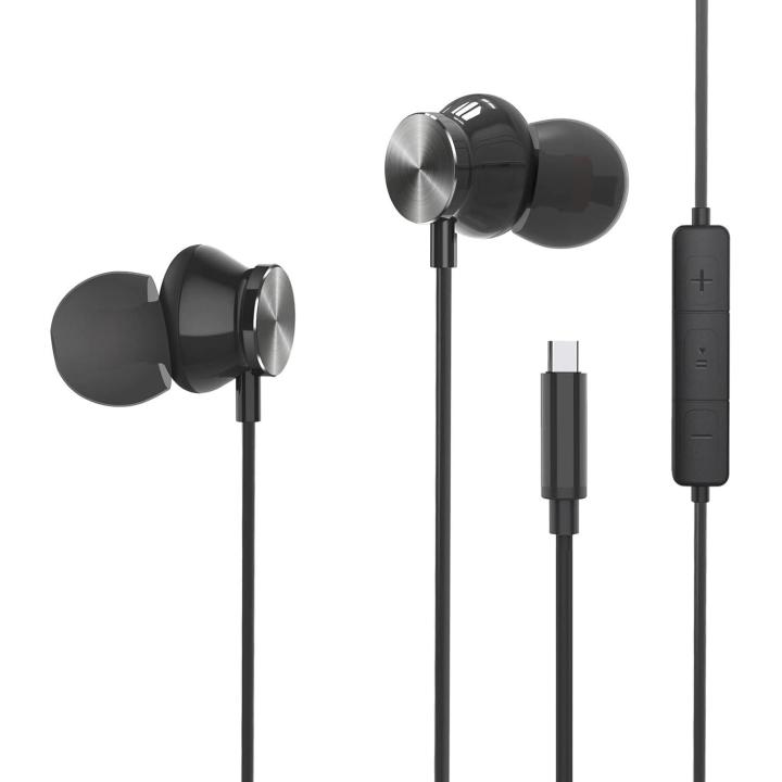Auriculares intraurales con micrófono,2025 auriculares con cable estéreo de alta fidelidad con aislamiento de ruido con cable, ligeros, puntas de oreja S/M/L, cable sin enredos de 0.138 in (conector
