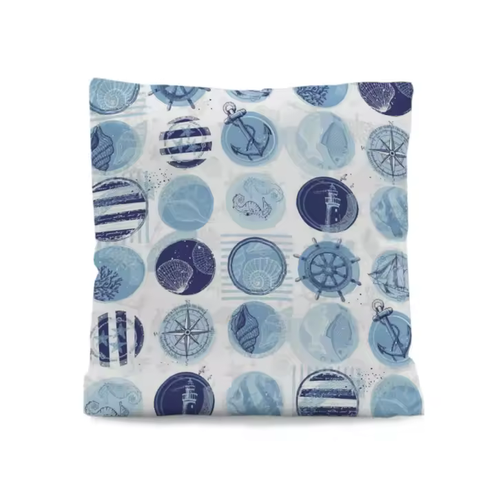 SABANALIA - Cuadrante decorativo modelo Marina - medida 50 x 50 - Tejido Loneta 180 grs/m². - 1