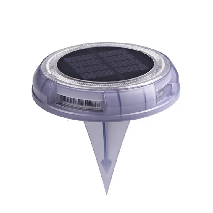 Luz solar LED para exteriores, luz solar LED para exteriores y luz solar de encendido/apagado automático con impermeabilización IP68 para escaleras, pasillos, jardines, patios (juego de 4 blanco cálido) Luz de pared para exteriores - 1