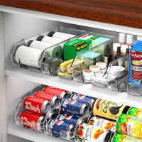 Organizador De Almacenamiento Para Botellas De Bebida En Plástico Dispensador De Soda Pop Contenedor Para Nevera Y Almacenamiento En La Cocina - details 6