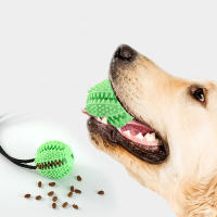 Juguete Interactivo Para Perros Con Ventosa Y Sonido Alimenticio Bola De Goma Duradera Para Entrenamiento Y Juegos De Tirar - details 4
