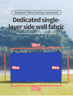 Lona De Sol Para Canopy Muro Exterior Impermeable Para Toldos De 10x10 Pies Con Piernas Rectas Color Royal Blue 1 Pieza - details 0