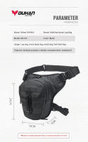 Bolsa De Pierna Para Motocicleta DUHAN Multi Función Mochila De Cintura Casual Para Motocross Equipamiento De Moto Tamaño 24x12x7 - details 2