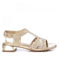 XTI 143813 01 Sandalias altas mujer 35751 25V SANDALIA T TRENZADA ORO - details 0
