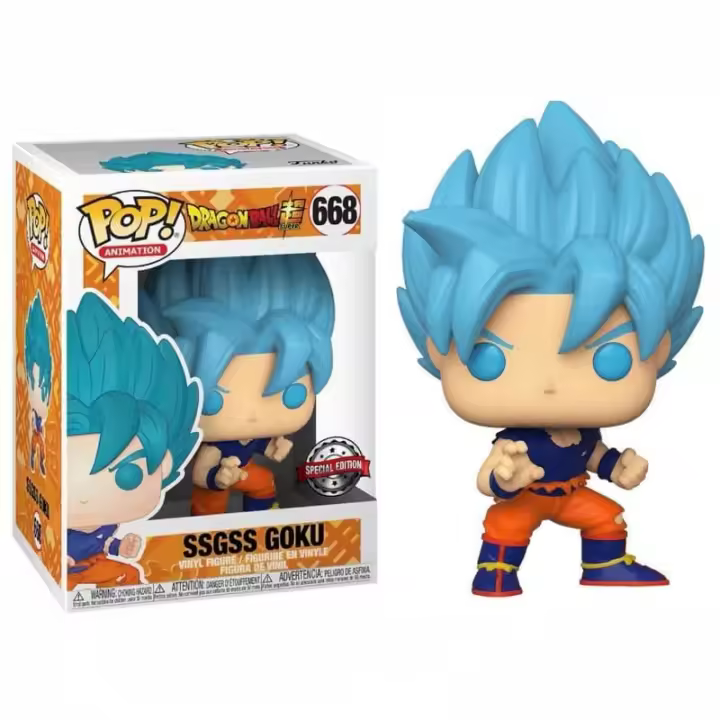 Funko pop SSGSS Goku 668 Dragon Ball Super - 1
