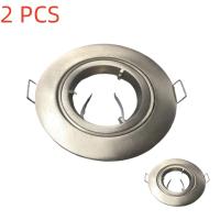 Marco De Luz Spot Redondo Ajustable Para Bombilla MR16 GU10 Soporte De Instalación Recessed Para LED Funda De Luces De Techo - details 2
