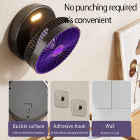 Ventilador Portátil Recargable De 5000mAh Pequeño Y Plegable Con Luz Nocturna 90° Montado En La Pared 4 Velocidades Para Oficina Y Hogar - details 17