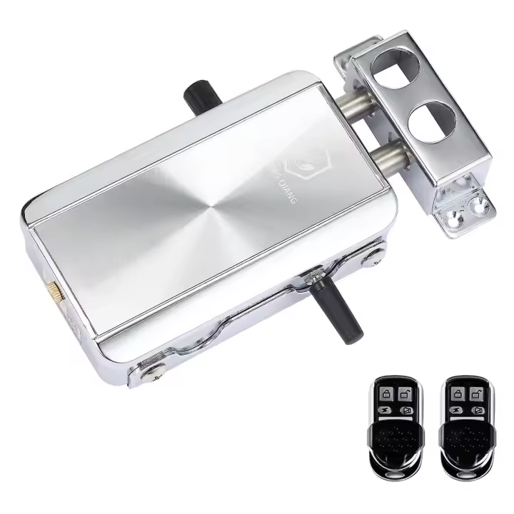 Kit de cerradura de Puerta de Casa Control remoto Entrada sin Llave Cerradura Electrónica Silenciosa Versión inteligente Inalámbrico Anti-T - 1