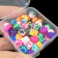 Kit DIY De 50 Piezas Con Imágenes De Patas De Gato De Arcilla Polimérica Para La Creación De Joyas Pulseras Collares Juguetes Accesorios - details 1
