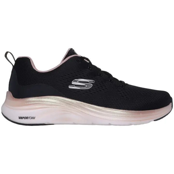 Calzado Skechers modelo Vapor Foam - Midnight Glimmer en color Negro - 1